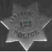 SAN FRANCISCO, CA POLICE DEPARMENT 123 BADGE PIN